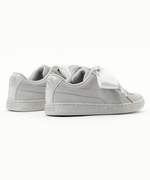 PUMA(プーマ)の「SUEDE HEART SATIN WMNS 362714-02(スニーカー・レディース・グレー・23cm/24.5cm)」の4枚目の写真