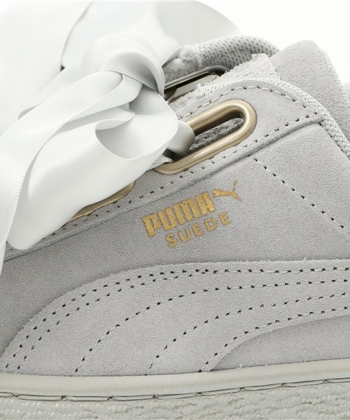 PUMA(プーマ)の「SUEDE HEART SATIN WMNS 362714-02(スニーカー・レディース・グレー・23cm/24.5cm)」の8枚目の写真