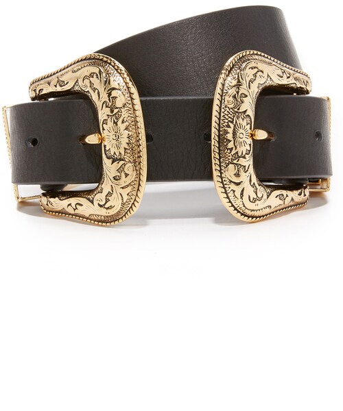 B-LOW THE BELT(ビーロウザベルト)の「B-Low The Belt Bri Bri Belt(ベルト・レディース・Black/Gold・S/M/L)」の1枚目の写真