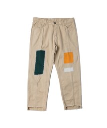 ROMANTIC CROWN | Patchwork Cutting Pants_Beige(その他)