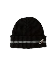 ROMANTIC CROWN | Stripe watch cap_Black(その他)