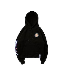 ROMANTIC CROWN | Ceremony Tape Wide hoodie_BLACK(その他)