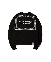 ROMANTIC CROWN | Big logo crew neck_Black(その他)