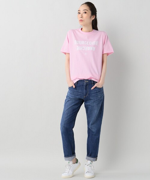 FRAMeWORK(フレームワーク)の「THE ACADEMY NEWYORK Print-T(トップス・ブラック/S/残り2点)」の4枚目の写真