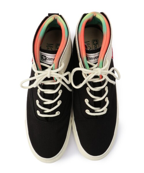 MANASTASH(マナスタッシュ)の「CONVERSE × MANASTASH(コンバース × マナスタッシュ) SKID GRIP MID "CON-RAD" (617)(シューズ・メンズ・BLACK・4/7/8/9/7.5/8.5/9.5/10.5)」の2枚目の写真