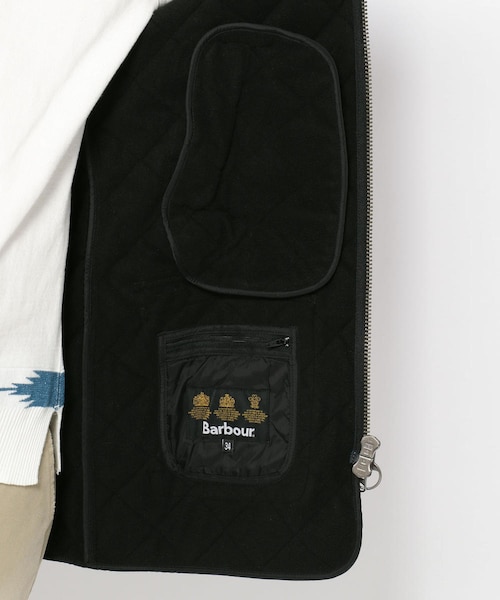 Barbour(バブアー)の「HOODED POLAR フーデッド ポーラ-キルト /Barbour(バブアー)(ジャケット/アウター・メンズ・BLACK/OLIVE/NAVY・34/36/38)」の9枚目の写真