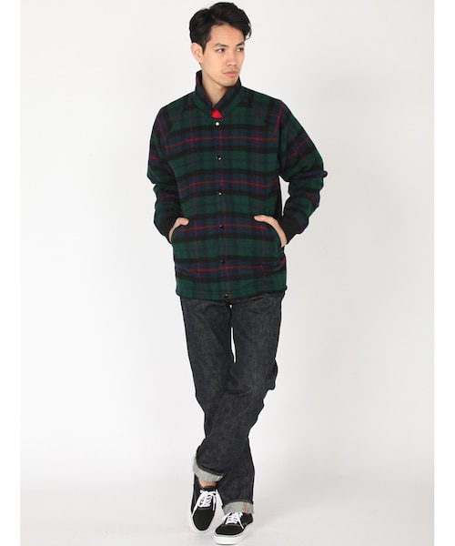 Woolrich ウール混紡 チェックジャケット WOOLRICH（ウールリッチ）の「WOOLRICH(ウールリッチ) チェック