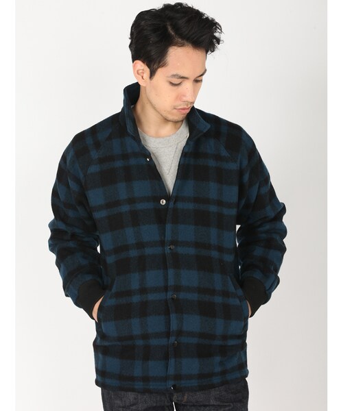 美品 WOOLRICH x andfamilys チェック ウール ジャケット woolrich チェック柄ジャケット ウールリッチ - メルカリ