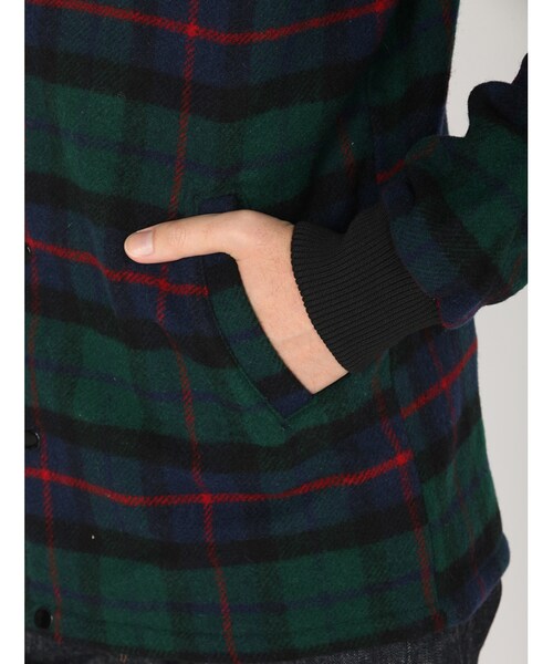 Woolrich ウール混紡 チェックジャケット WOOLRICH（ウールリッチ）の「WOOLRICH(ウールリッチ) チェック