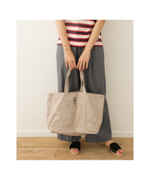 URBAN RESEARCH DOORS(アーバンリサーチドアーズ)の「FORK&SPOON Twill Tote(その他・レディース・ECRU/CHARCOAL/BEIGE・one)」の8枚目の写真