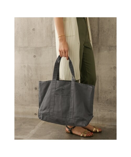 URBAN RESEARCH DOORS(アーバンリサーチドアーズ)の「FORK&SPOON Twill Tote(その他・レディース・ECRU/CHARCOAL/BEIGE・one)」の9枚目の写真