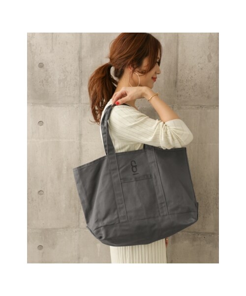 URBAN RESEARCH DOORS(アーバンリサーチドアーズ)の「FORK&SPOON Twill Tote(その他・レディース・ECRU/CHARCOAL/BEIGE・one)」の4枚目の写真