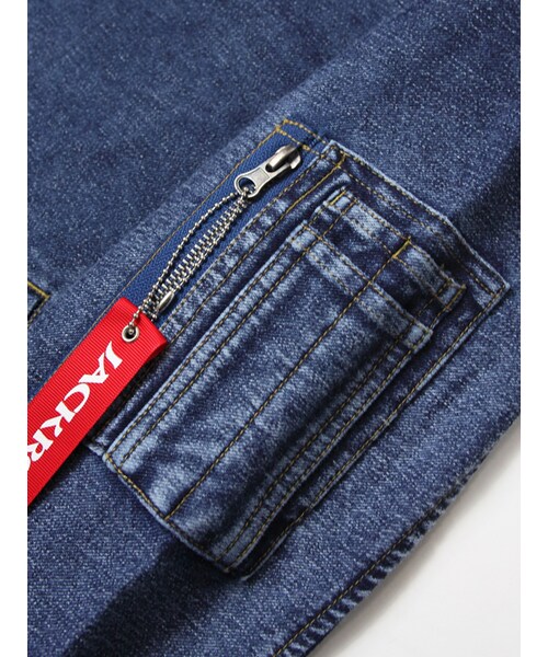 JACKROSE（ジャックローズ）の「ジョグデニム MA-1（ジャケット/アウター・メンズ・サックス/インディゴ・M/L）」の13枚目の写真