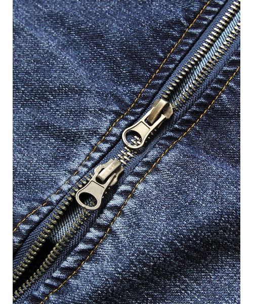 JACKROSE（ジャックローズ）の「ジョグデニム MA-1（ジャケット/アウター・メンズ・サックス/インディゴ・M/L）」の15枚目の写真