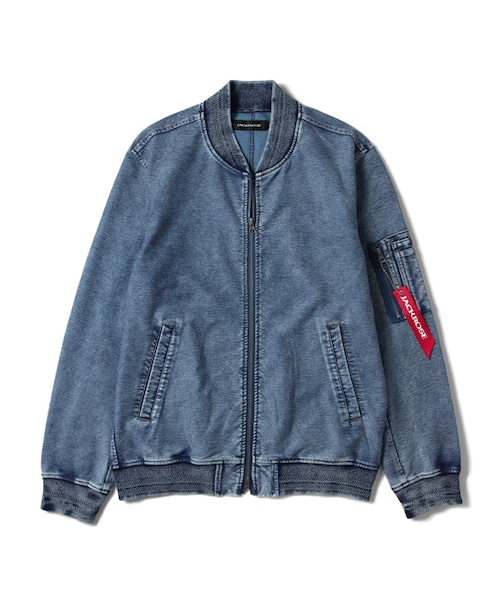 JACKROSE（ジャックローズ）の「ジョグデニム MA-1（ジャケット/アウター・メンズ・サックス/インディゴ・M/L）」の9枚目の写真