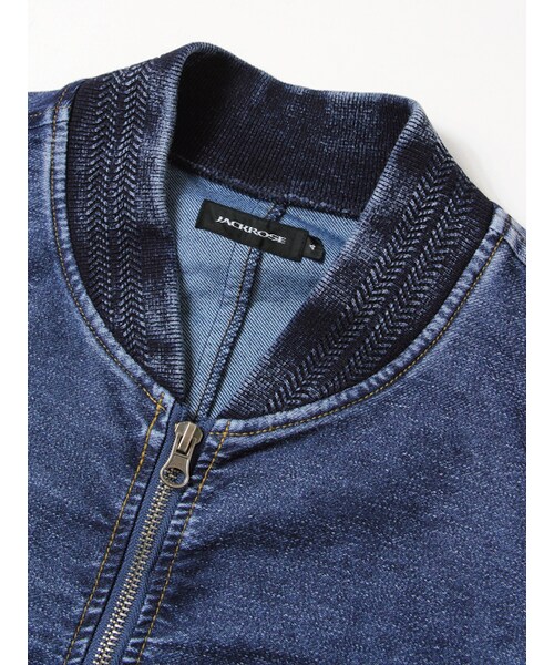 JACKROSE（ジャックローズ）の「ジョグデニム MA-1（ジャケット/アウター・メンズ・サックス/インディゴ・M/L）」の12枚目の写真