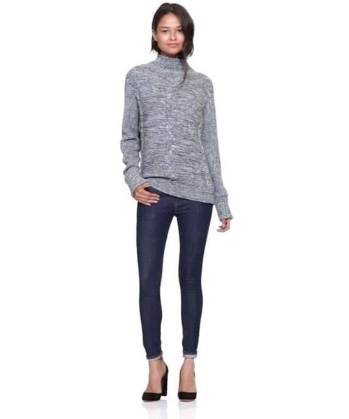 GAP（ギャップ）の「Plait cable knit mockneck sweater（ニット/セーター・レディース・charcoal/snow cap/true black・Regular XS/Regular S/Regular L/Regular M/Regular XL/Tall S）」の9枚目の写真