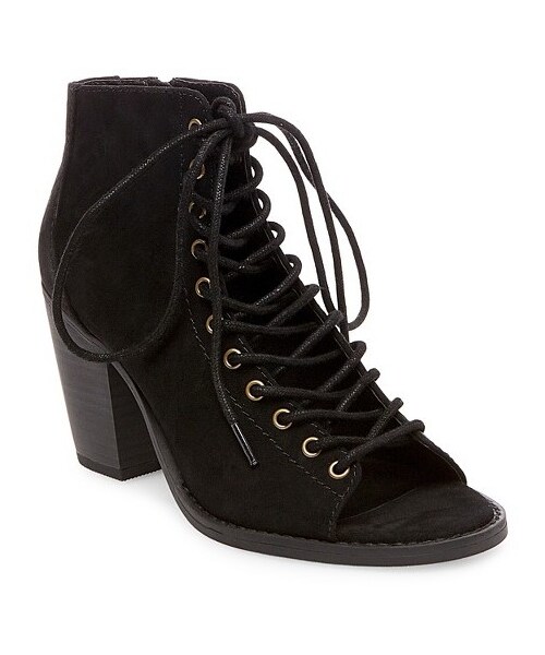 Mossimo(モッシモ)の「Mossimo Supply Co. Women's Phobe Lace Up Booties - Mossimo Supply Co.(ブーツ・レディース・BLACK・5.5/6/6.5/7/7.5/8/8.5/9/9.5/10/11)」の1枚目の写真