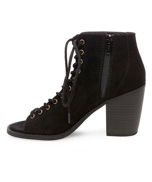 Mossimo(モッシモ)の「Mossimo Supply Co. Women's Phobe Lace Up Booties - Mossimo Supply Co.(ブーツ・レディース・BLACK・5.5/6/6.5/7/7.5/8/8.5/9/9.5/10/11)」の3枚目の写真