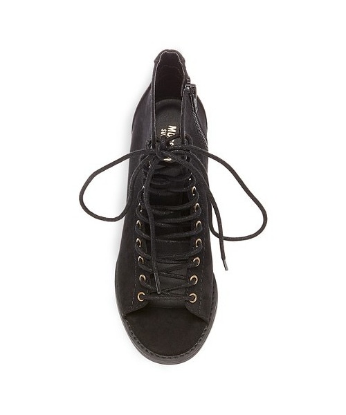 Mossimo(モッシモ)の「Mossimo Supply Co. Women's Phobe Lace Up Booties - Mossimo Supply Co.(ブーツ・レディース・BLACK・5.5/6/6.5/7/7.5/8/8.5/9/9.5/10/11)」の2枚目の写真