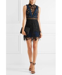 self-portrait 半袖ミニワンピース UK8 self-portrait 半袖ミニワンピース UK8 self-portrait 半袖ミニ