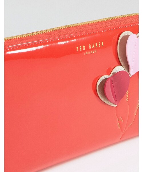 Ted Baker(テッドベーカー)の「Ted Baker Zip Around Heart Matinee Wallet(財布・レディース・Orange・One Size)」の4枚目の写真