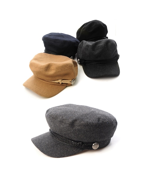 Lisa onlinestore（リサオンラインストア）の「[ウール混]マリンキャスケット　【RN425015】（キャスケット・レディース・その他）」の3枚目の写真