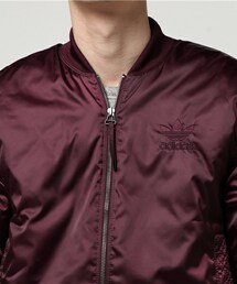 ジャケット・アウター adidas MA-1 90s adidas（アディダス）ボンバージャケット MA-1/O/ブラウン