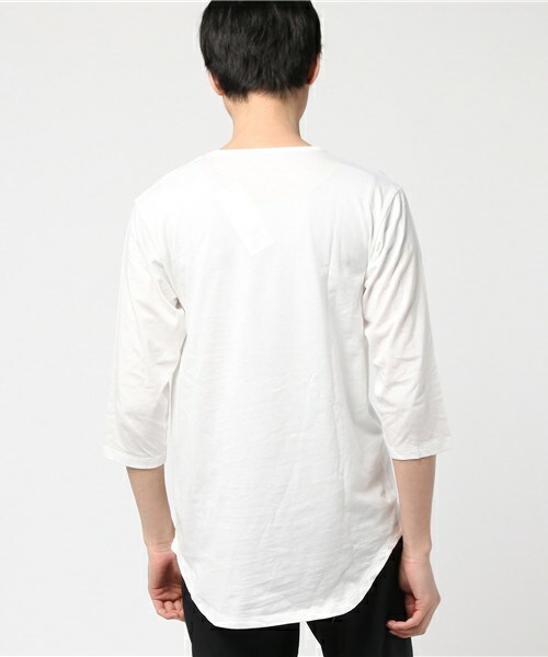 UNION STATION（ユニオンステーション）の「【2017SS商品】ロングカットソー（Tシャツ/カットソー・メンズ・ホワイト・S/M/L/LL）」の3枚目の写真