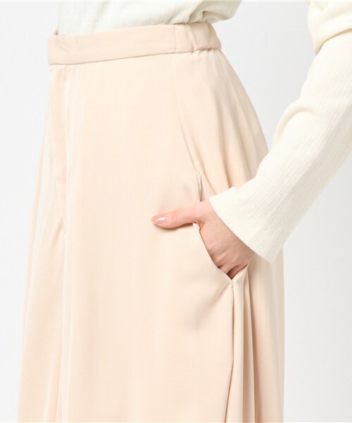 actuel（アクチュエル）の「ｻｲﾄﾞﾗｳﾝﾄﾞｽｶｰﾁｮ（その他パンツ・レディース・ベージュ/ミント/ネイビー・FREE）」の9枚目の写真