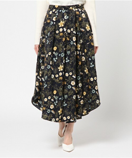 actuel（アクチュエル）の「ｻｲﾄﾞﾗｳﾝﾄﾞｽｶｰﾁｮ（その他パンツ・レディース・ベージュ/ミント/ネイビー・FREE）」の3枚目の写真