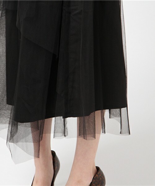 INTERPLANET（インタープラネット）の「ｱｼﾒﾁｭｰﾙｽｶｰﾄ（スカート・レディース・ブラック/グレー・FREE）」の8枚目の写真