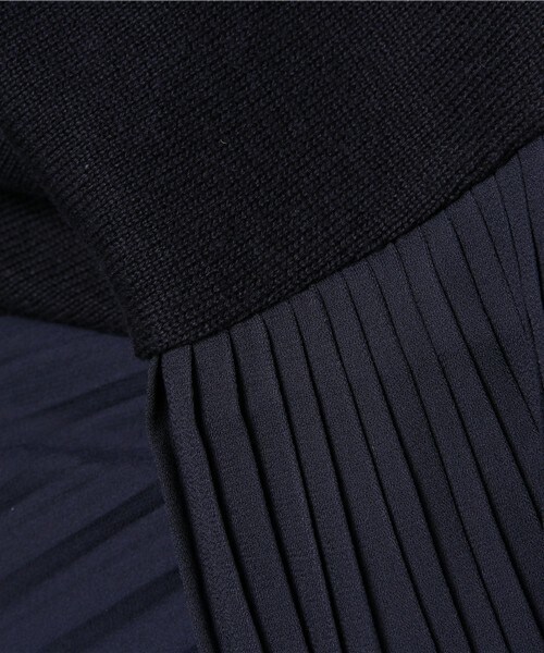 INTERPLANET（インタープラネット）の「綿ﾚｰﾖﾝﾌﾟﾘｰﾂ切り替えPO（ニット/セーター・レディース・ライトベージュ/ネイビー/ピンクベージュ・FREE）」の10枚目の写真