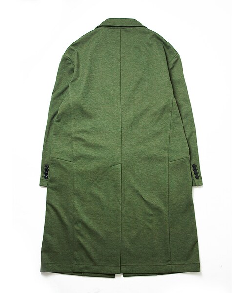 Luv maison(ラブメゾン)の「ポリエステルドロップショルダーチェスターコート(ジャケット/アウター・メンズ・グレー/カーキ・M/L/XL)」の20枚目の写真