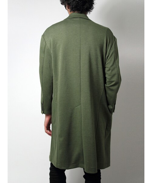 Luv maison(ラブメゾン)の「ポリエステルドロップショルダーチェスターコート(ジャケット/アウター・メンズ・グレー/カーキ・M/L/XL)」の12枚目の写真