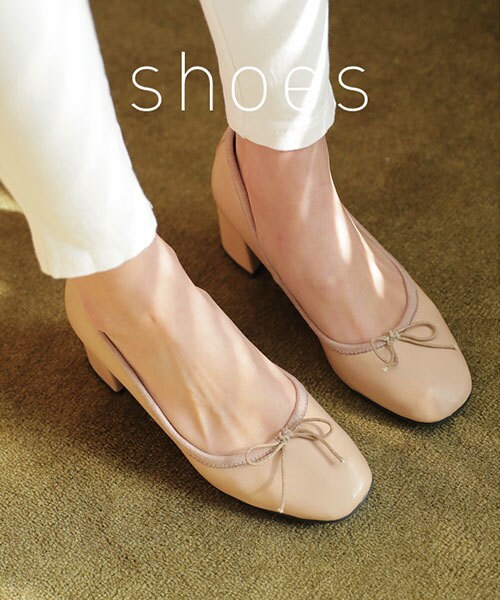 DHOLIC（ディーホリック）の「2TYPEリボンポイントミドルヒールパンプス（パンプス・レディース・225/230/235/240/245）」の3枚目の写真