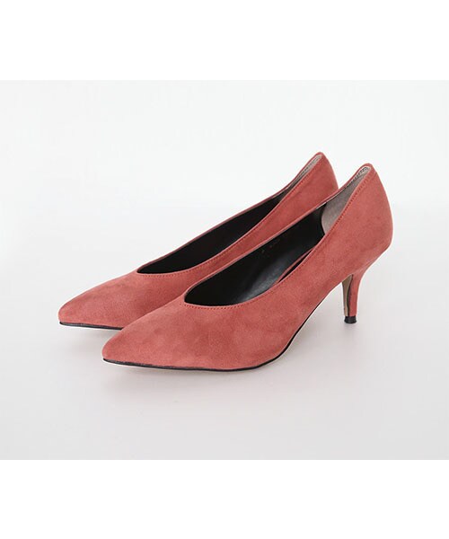 DHOLIC（ディーホリック）の「ポインテッドトゥスエードライクパンプス（パンプス・レディース・/ブラック・225/230/235/240/245/250/225-250）」の3枚目の写真