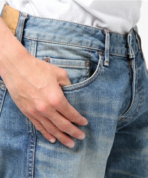 JAPAN BLUE JEANS（ジャパンブルージーンズ）の「ジャパンブルージーンズ別注 バンダナ付きストレッチジーンズ/JAPAN MADE（デニムパンツ・メンズ・ブルー/ネイビー・SS/S/M/L）」の8枚目の写真