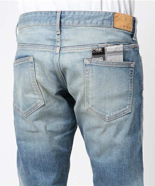 JAPAN BLUE JEANS（ジャパンブルージーンズ）の「ジャパンブルージーンズ別注 バンダナ付きストレッチジーンズ/JAPAN MADE（デニムパンツ・メンズ・ブルー/ネイビー・SS/S/M/L）」の7枚目の写真