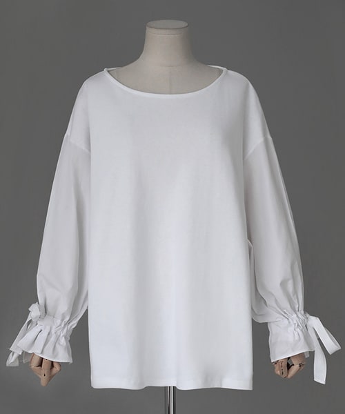 DHOLIC（ディーホリック）の「スリーブストラップラウンドネックTシャツ（Tシャツ/カットソー・レディース・FREE）」の2枚目の写真