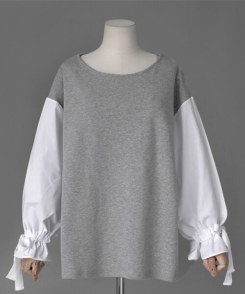 DHOLIC（ディーホリック）の「スリーブストラップラウンドネックTシャツ（Tシャツ/カットソー・レディース・FREE）」の4枚目の写真