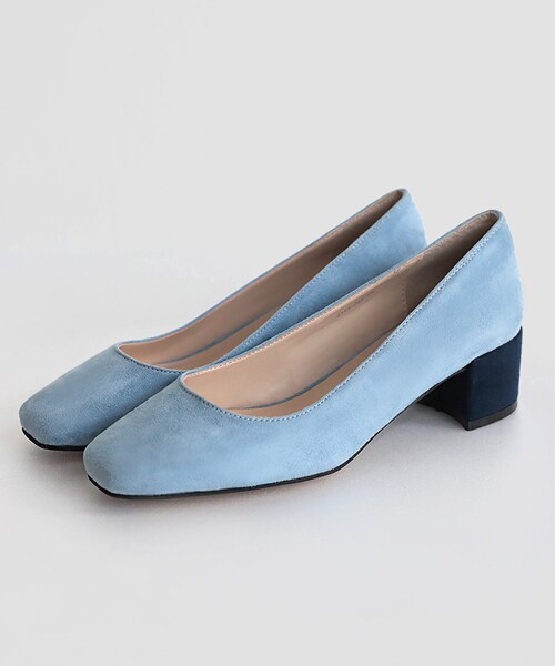 DHOLIC（ディーホリック）の「スクエアトゥスウェード調パンプス（パンプス・レディース・225/230/235/240/245/250）」の3枚目の写真