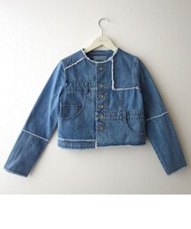 GRACE CONTINENTAL | GRACE CONTINENTAL　パッチワークデニムジャケット(ブルゾン)