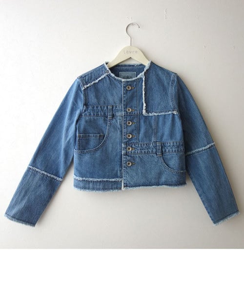 GRACE CONTINENTAL(グレースコンチネンタル)の「GRACE CONTINENTAL パッチワークデニムジャケット(ブルゾン・レディース・36)」の1枚目の写真