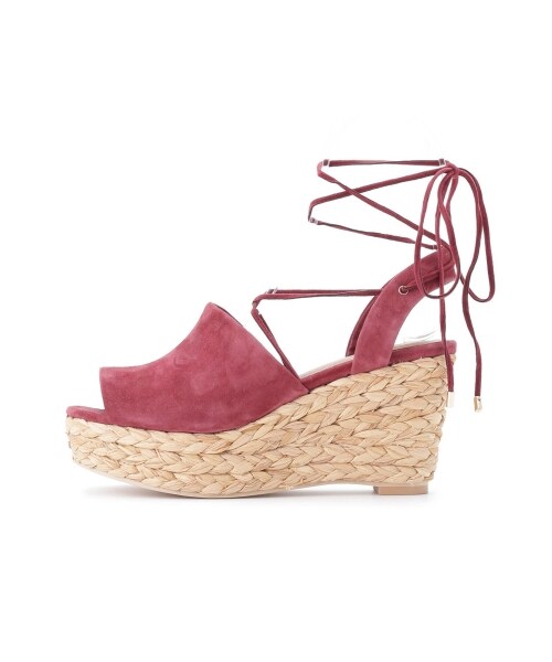 FRAY I.D（フレイアイディー）の「レースアップジュートサンダル（サンダル・レディース・BUR/GRN/BLK・36/37/38）」の4枚目の写真