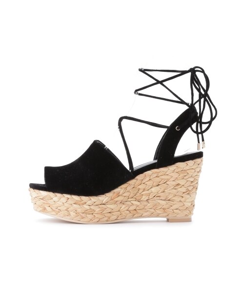 FRAY I.D（フレイアイディー）の「レースアップジュートサンダル（サンダル・レディース・BUR/GRN/BLK・36/37/38）」の3枚目の写真