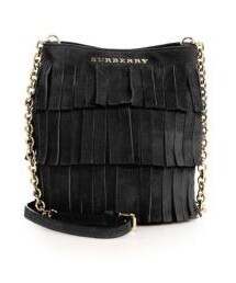 BURBERRY | Burberry Mini Fringed Suede Bucket Bag(ショルダーバッグ)