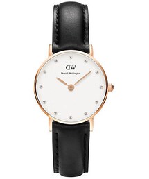 Daniel Wellington | Daniel Wellington Classy Sheffield Rose Gold and Leather Strap Watch, 26mm(アナログ腕時計)