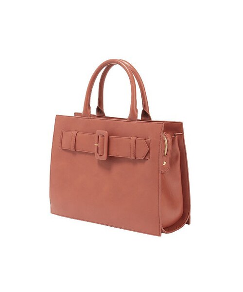 an another angelus（アンアナザーアンジェラス）の「ベルト使いスクエアトートバッグ/an another angelus（トートバッグ・レディース・その他）」の2枚目の写真