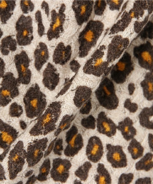 styles（スタイルス）の「メンズ ホワイトレーベン レオパード柄 ニット WR0220 Leopard Sweater（ニット/セーター・メンズ・グレー/ベージュ・44/46/48）」の8枚目の写真